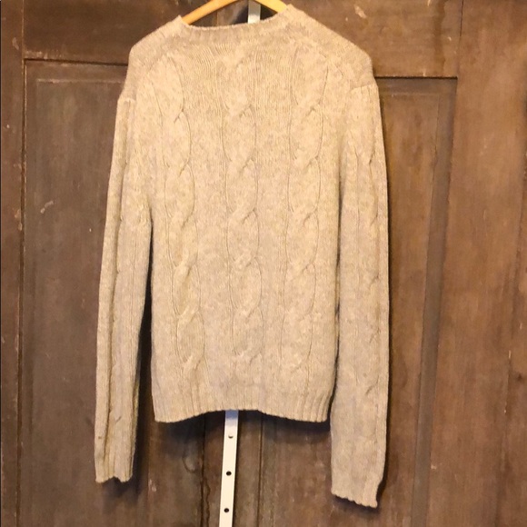 Abercrombie chunky cable knit V-neck sweater - Picture 4 of 6